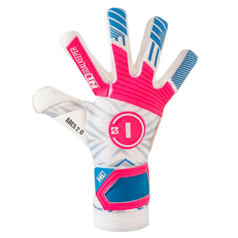 n1 goalkeeper Guantes de Portero Ares 2.0 Blue Pink UGT+ II En oferta