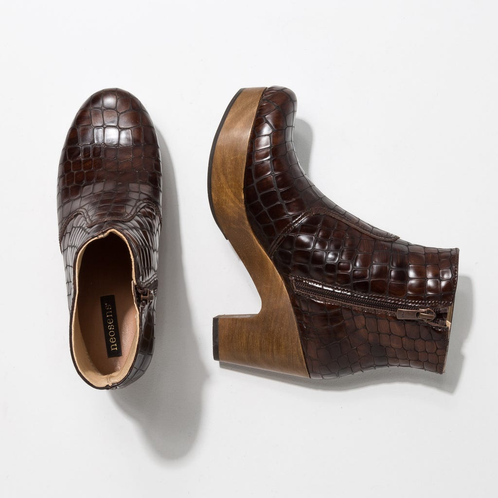 neosens S3260F FANTASY ALLIGATOR WAX BROWN/ ST.LAURENT Liquidación