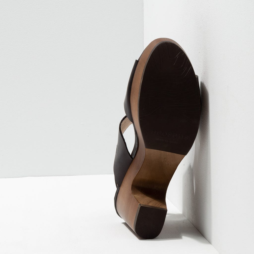 neosens S3270 RESTORED SKIN EBONY/ ST.LAURENT SANDAL Rebajas de fin de temporada
