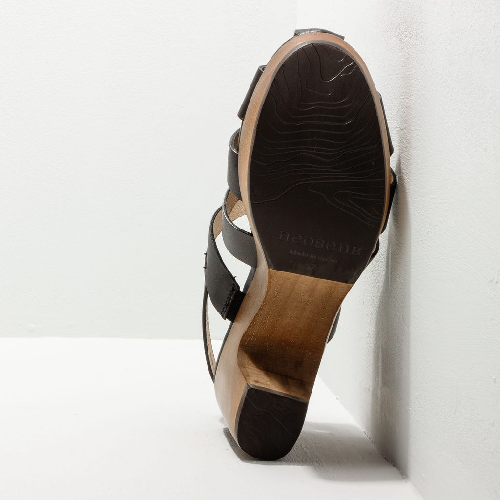 neosens S3271 RESTORED SKIN EBONY/ ST.LAURENT SANDAL Devoluciones gratuitas