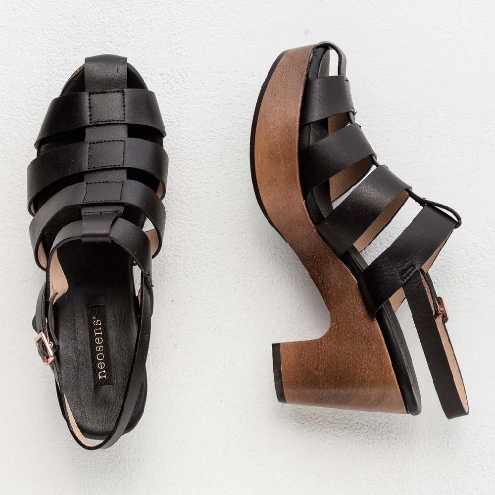 neosens S3271 RESTORED SKIN EBONY/ ST.LAURENT SANDAL Rebajas baratas