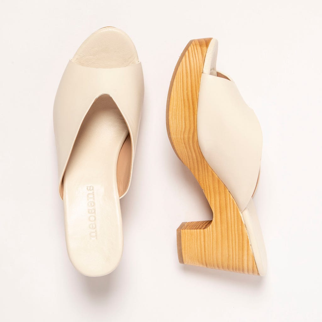 neosens S3274 NAPPA CREAM/ ST.LAURENT SANDAL Los más vendidos