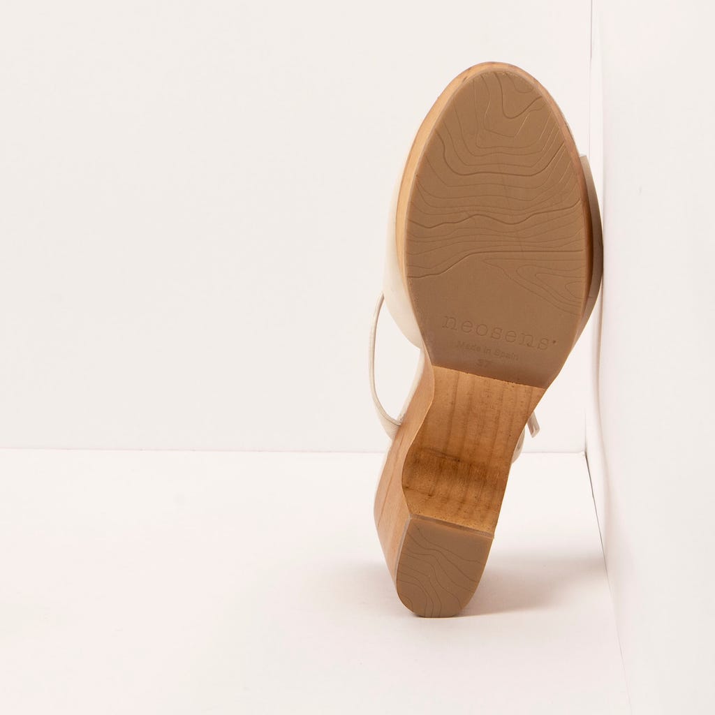 neosens S3273 NAPPA CREAM/ ST.LAURENT SANDAL Liquidación