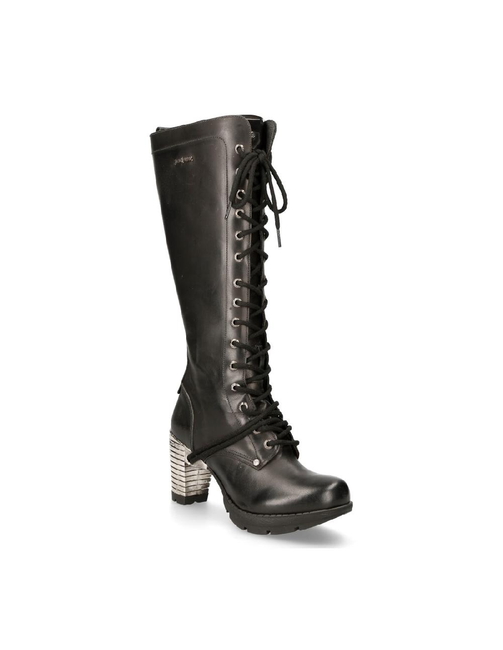 new rock HIGH BOOT BLACK TRAIL M-TR005-S1 En línea