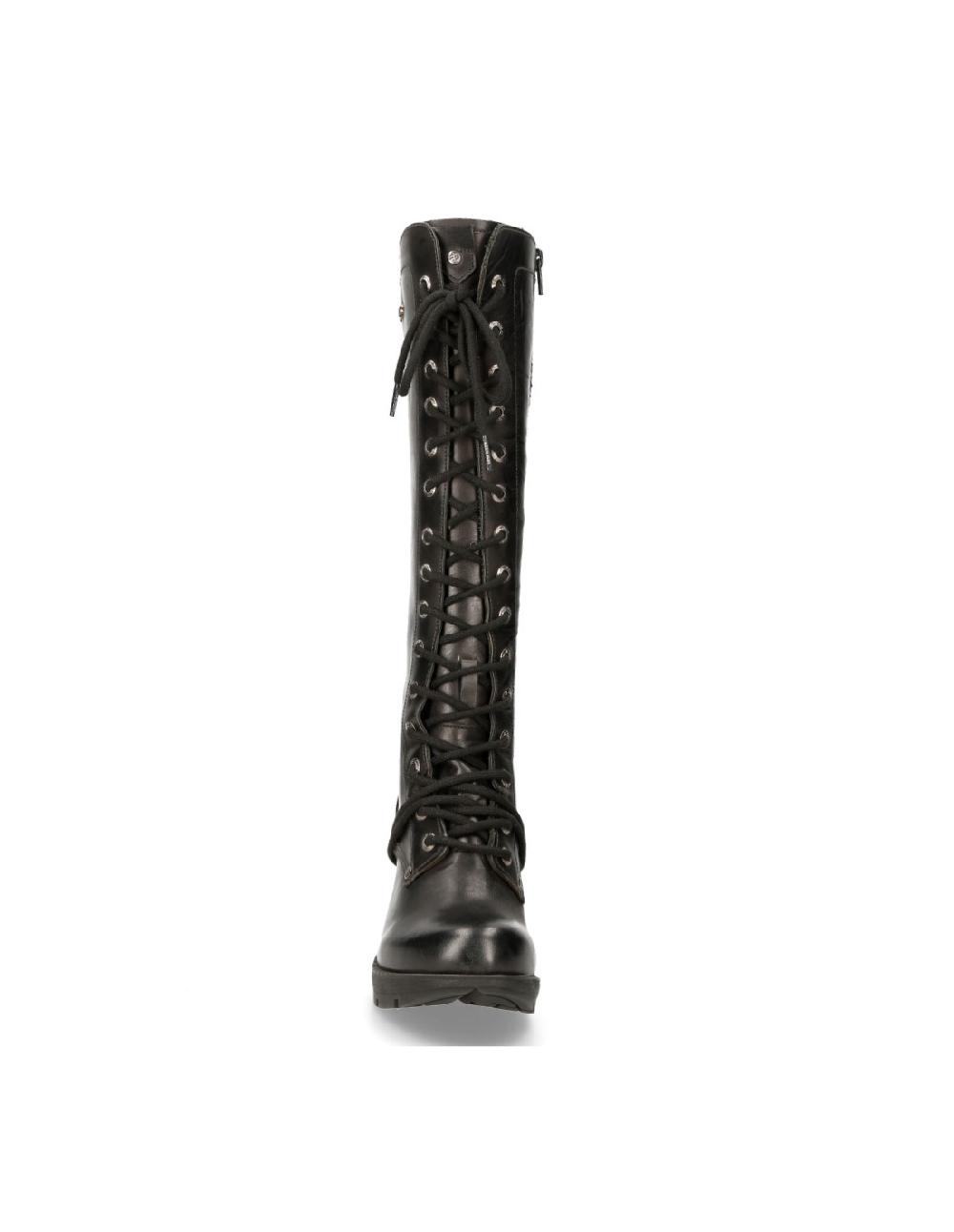 new rock HIGH BOOT BLACK TRAIL M-TR005-S1 En línea