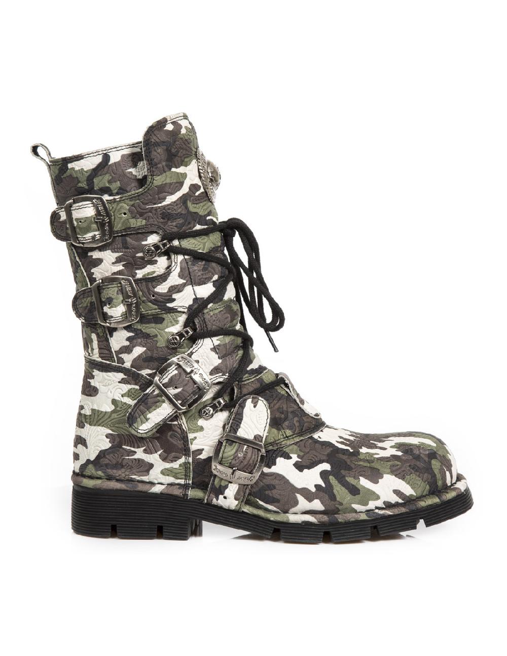 new rock BOOT BLACK PLANING WITH LACES M-1473-S36 Mejor oferta