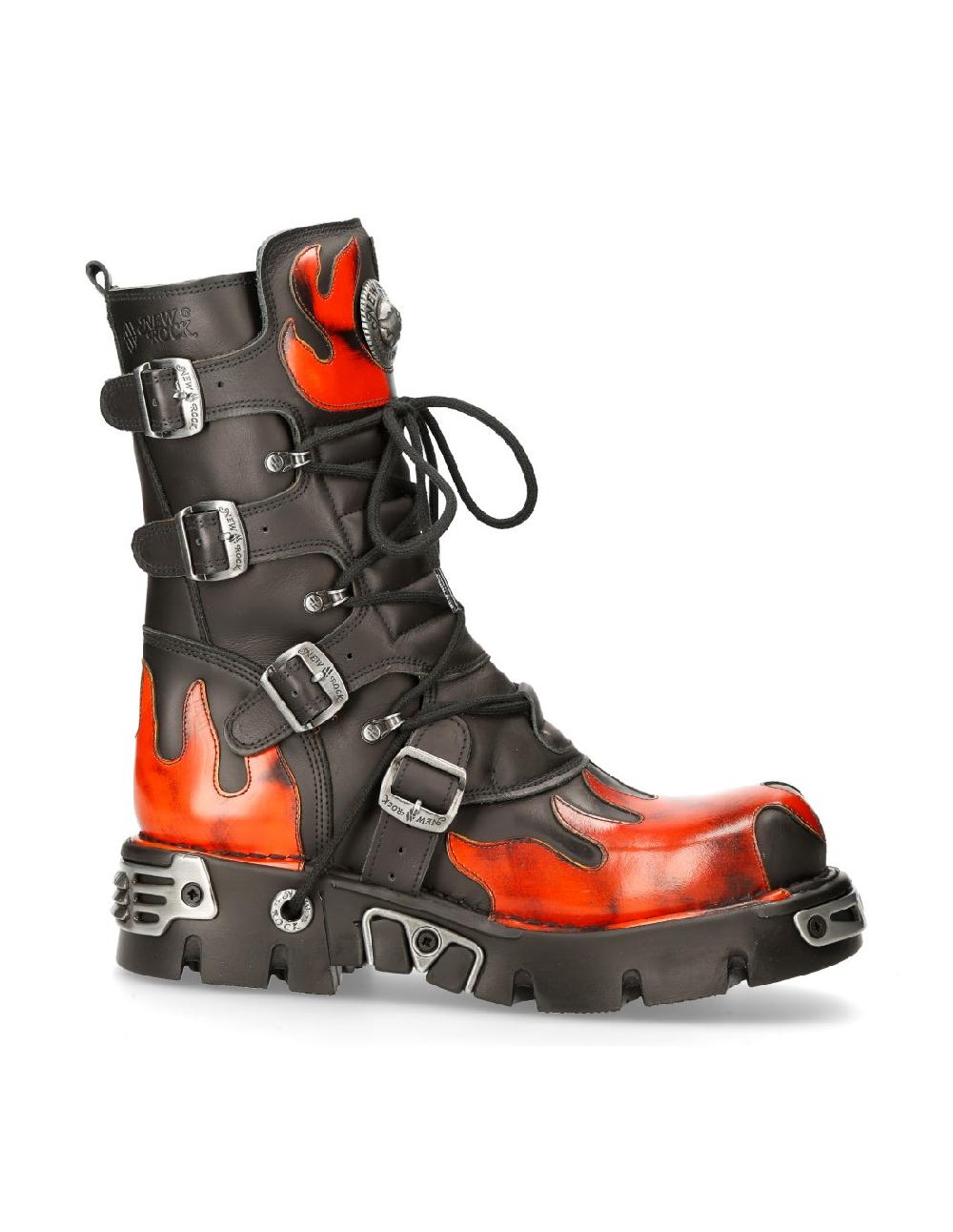 new rock BOOT BLACK REACTOR M-591-S16 Rebajas top