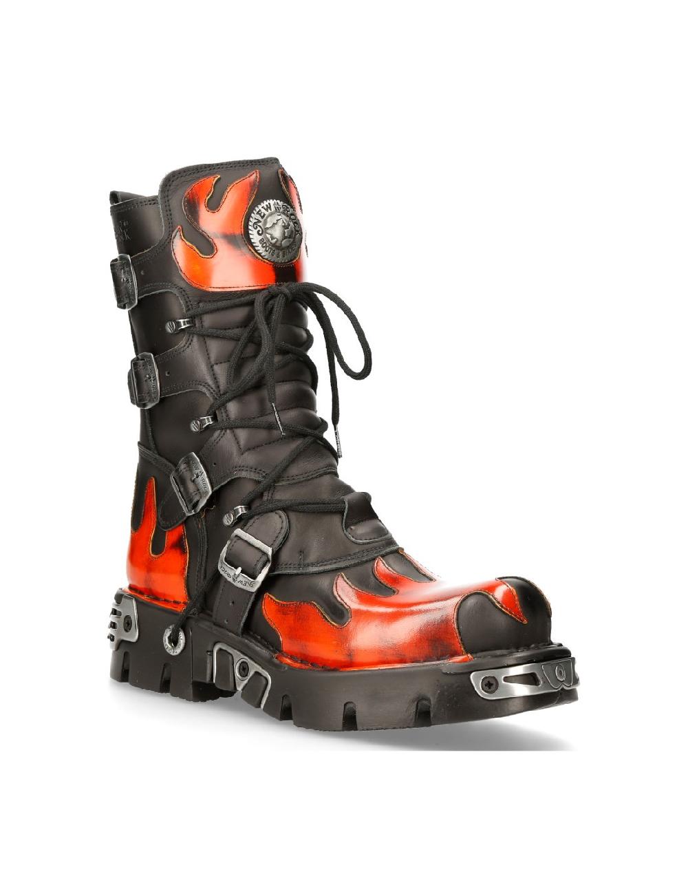 new rock BOOT BLACK REACTOR M-591-S16 Rebajas top