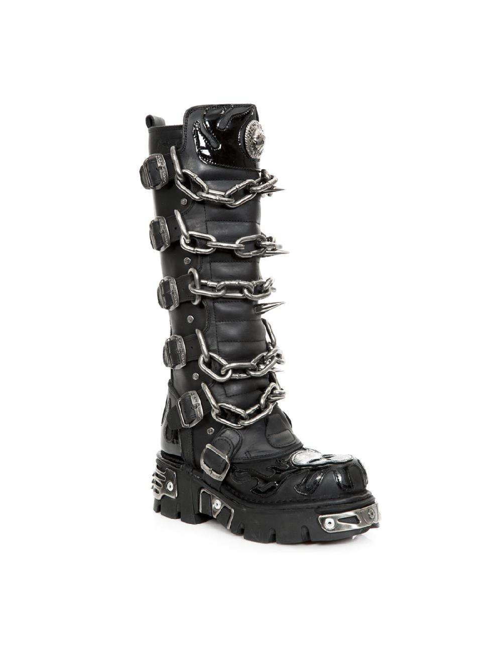 new rock HIGH BOOT METALLIC M-719-S1 Envío gratis
