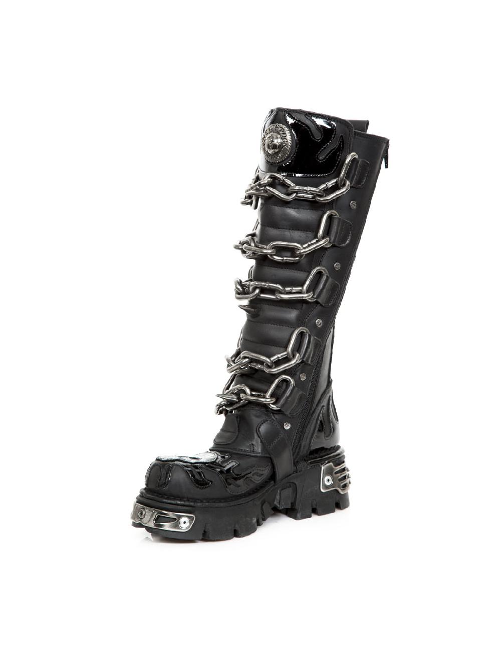 new rock HIGH BOOT METALLIC M-719-S1 Envío gratis