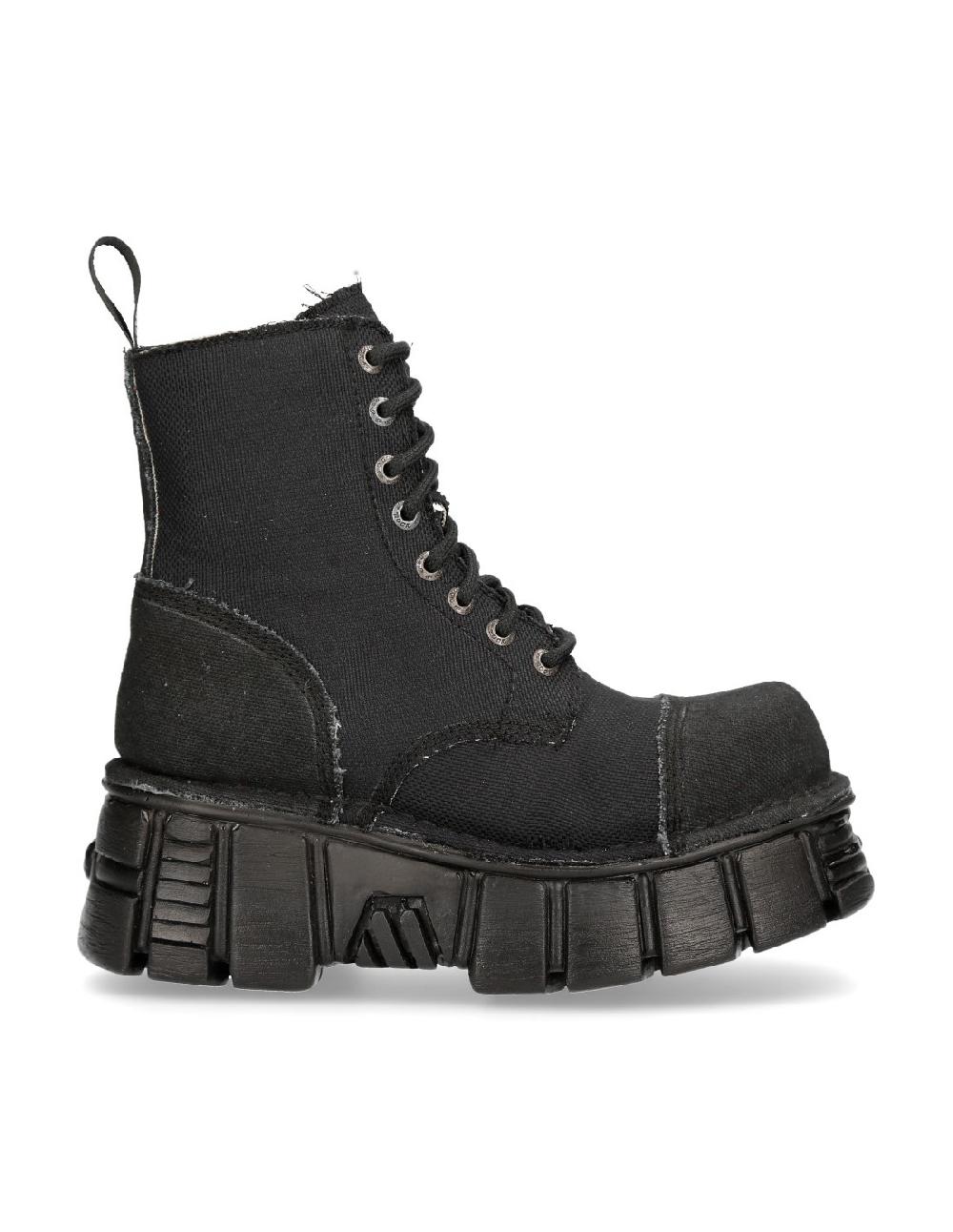 new rock BOOT BLACK TOWER M-MILI083C-RC7 Tienda de fábrica