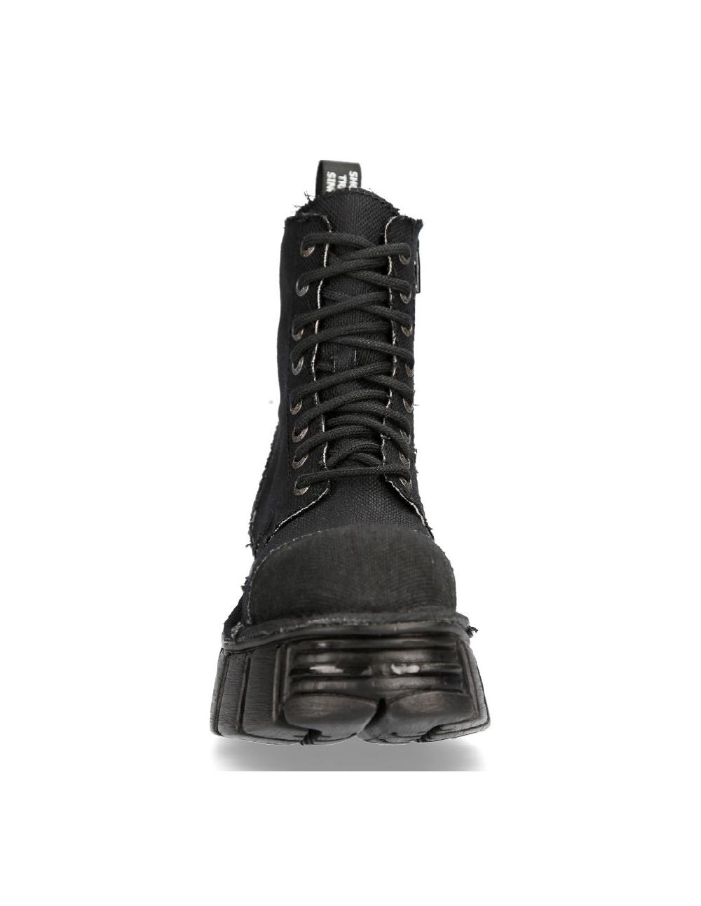 new rock BOOT BLACK TOWER M-MILI083C-RC7 Tienda de fábrica