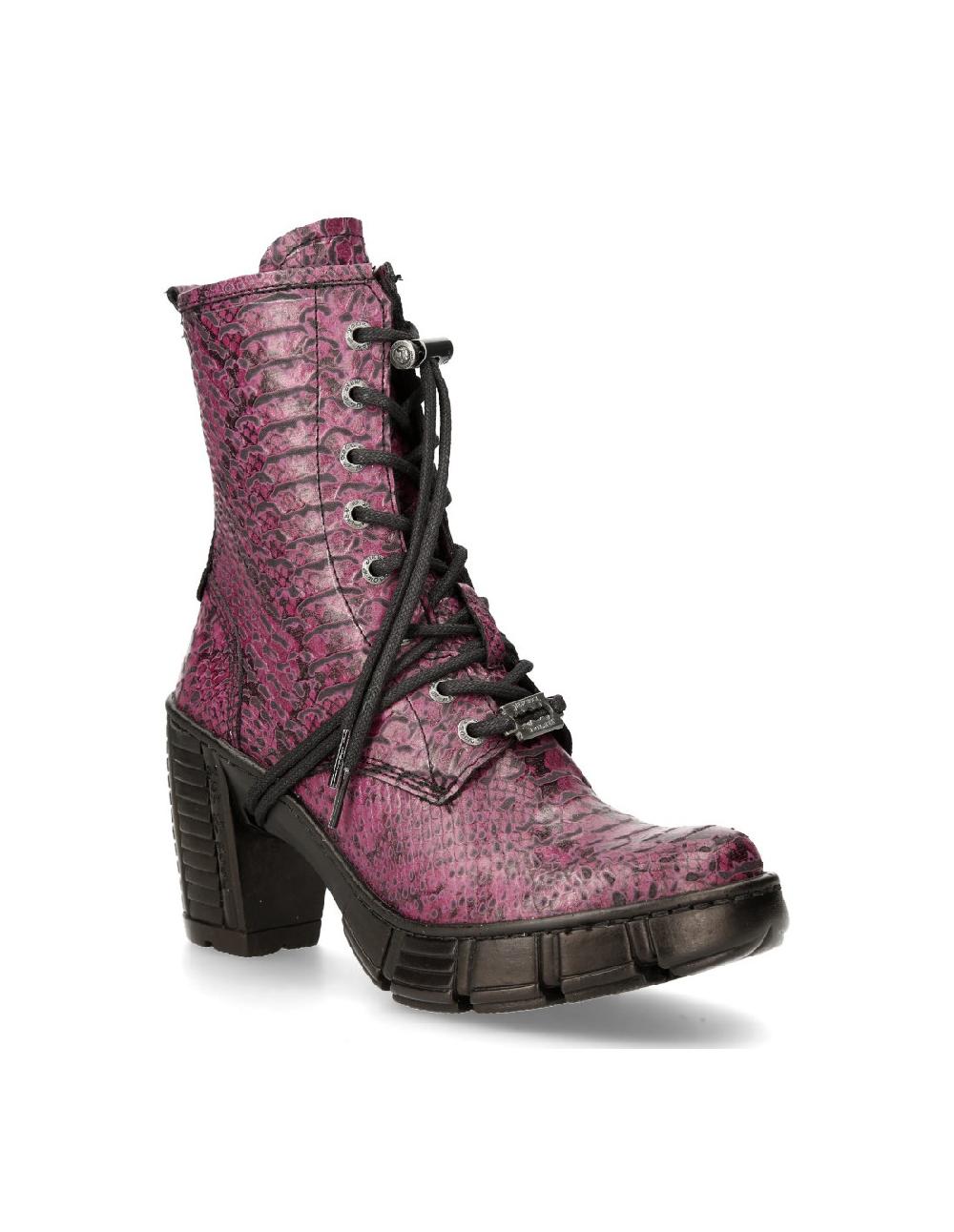 new rock ANKLE BOOT PURPLE TRAIL M-TRCASCO007-V3 Tienda