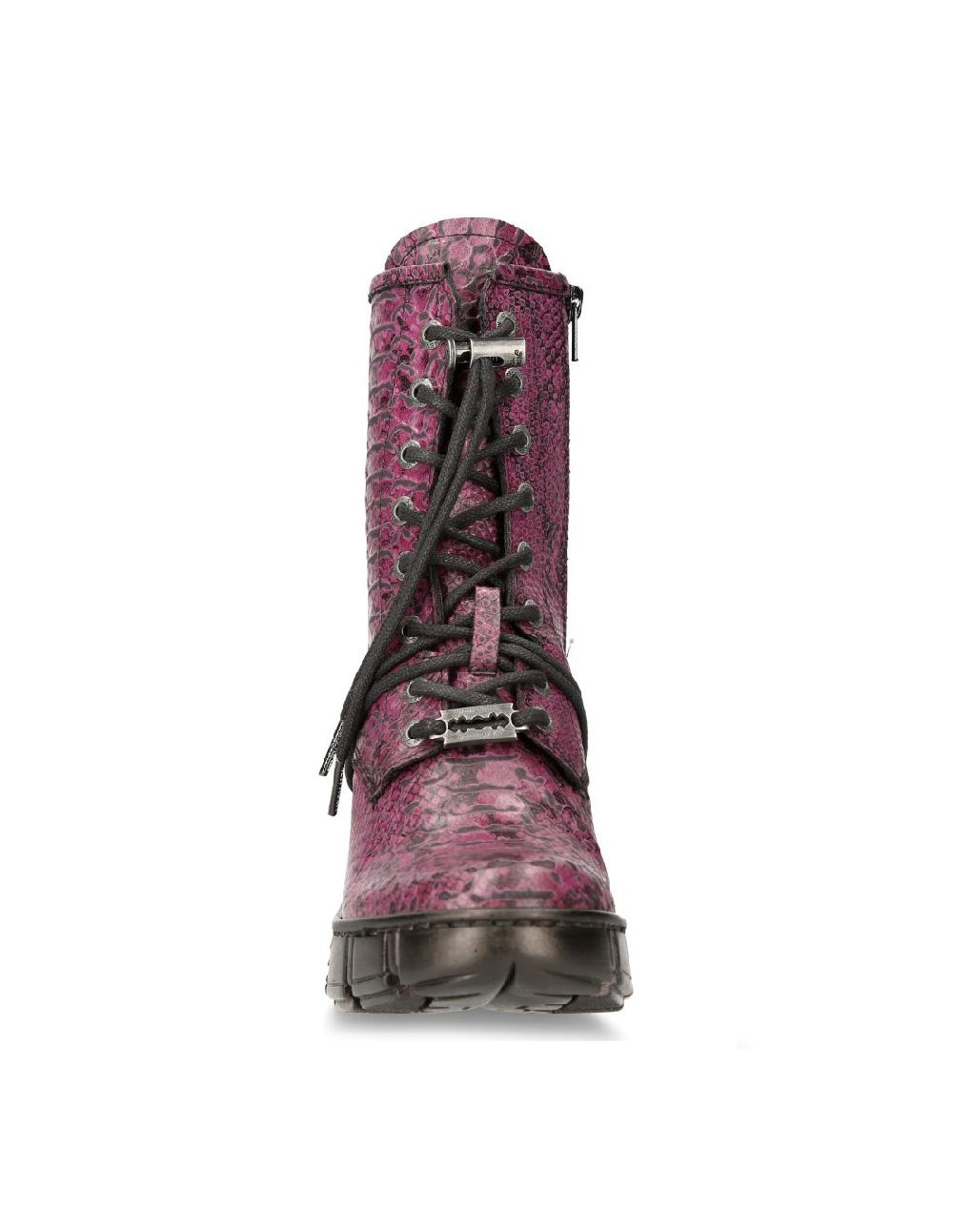 new rock ANKLE BOOT PURPLE TRAIL M-TRCASCO007-V3 Tienda