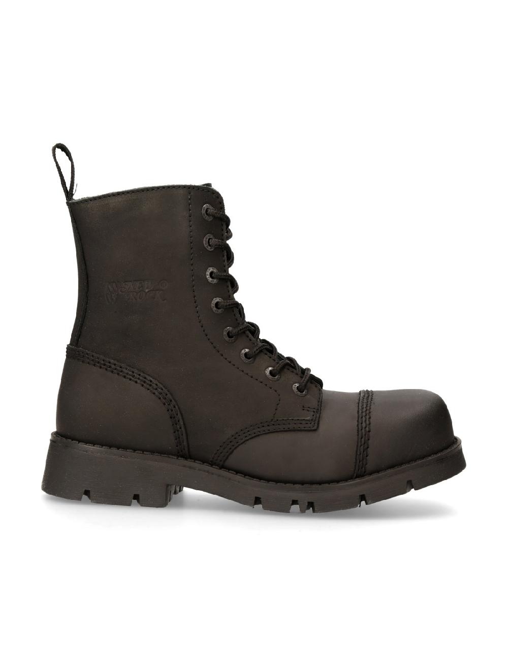new rock ANKLE BOOT BLACK RANGER WITH LACES M-RANGER008MT-S3 Rebajas top