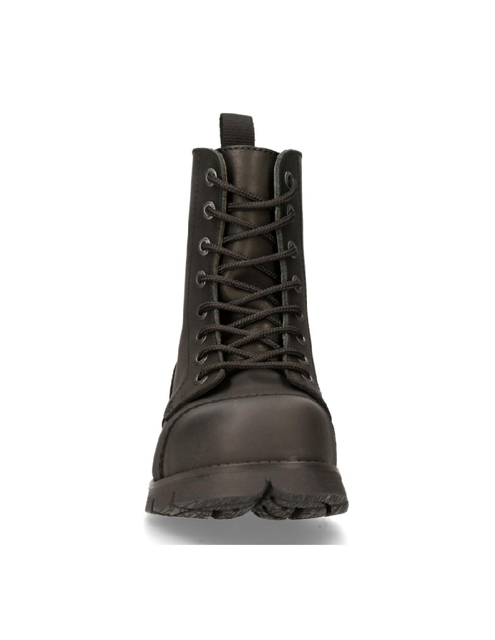 new rock ANKLE BOOT BLACK RANGER WITH LACES M-RANGER008MT-S3 Rebajas top