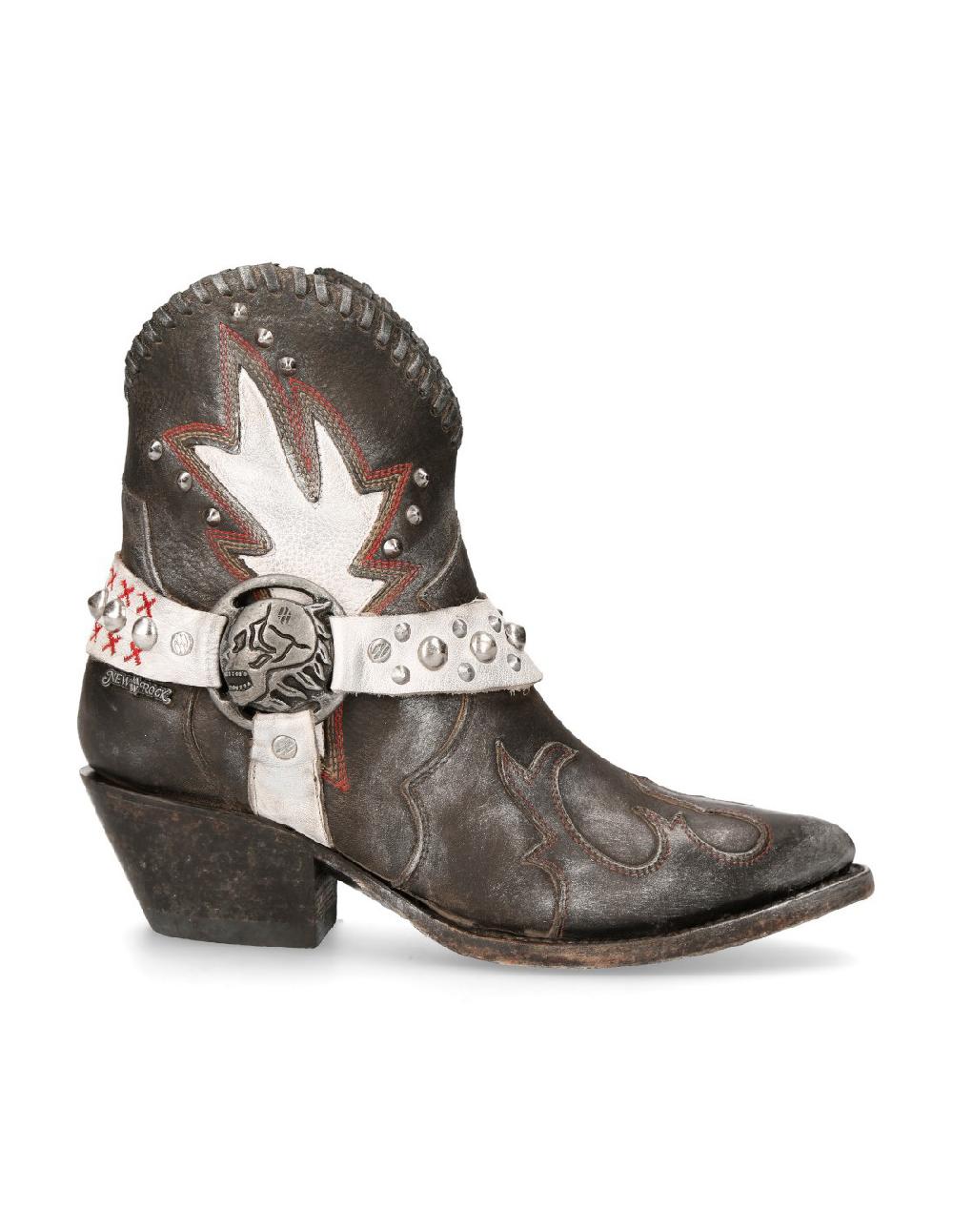 new rock ANKLE BOOT BLACK SUELA M-WSTM004-S2 Limitado a 3 días