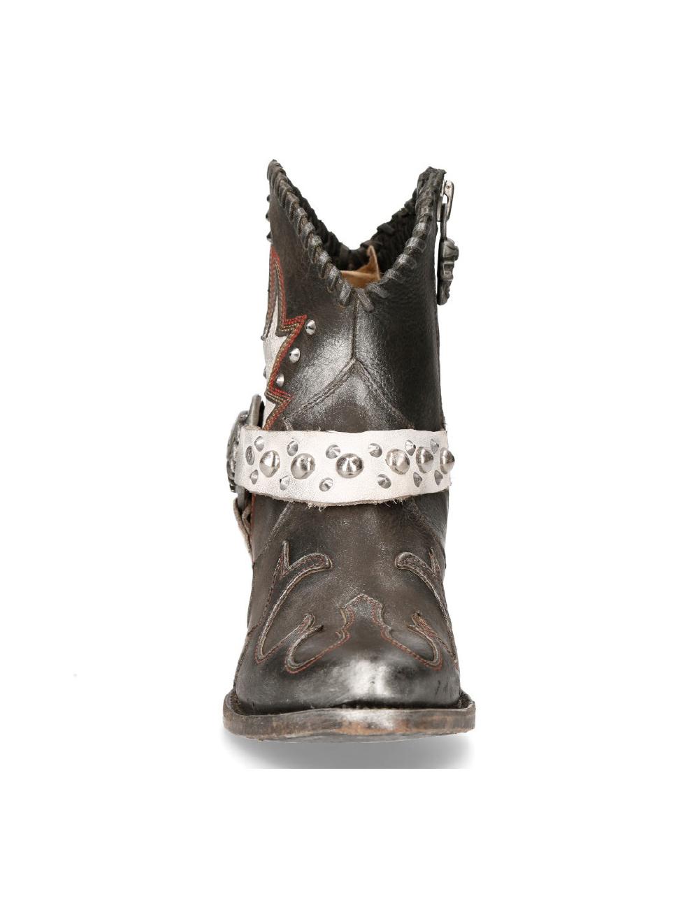 new rock ANKLE BOOT BLACK SUELA M-WSTM004-S2 Limitado a 3 días