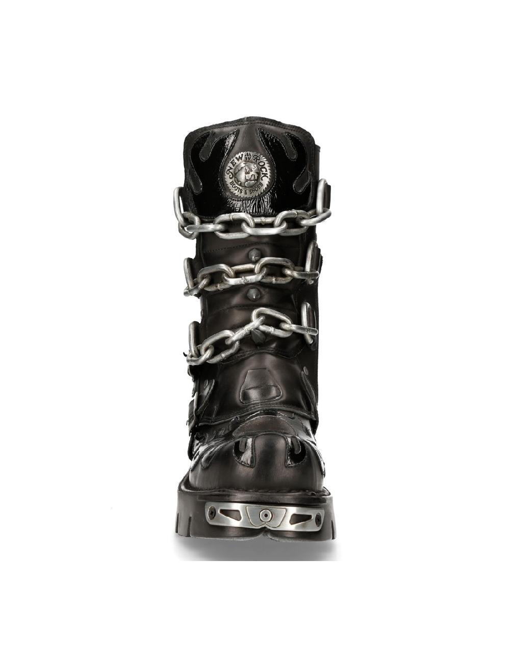 new rock BOOT BLACK REACTOR M-727-S5 En oferta