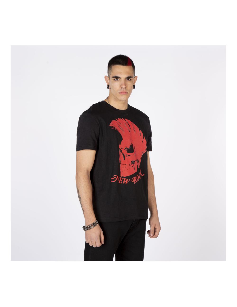 new rock BLACK W-TSHIRT6-S4 En línea