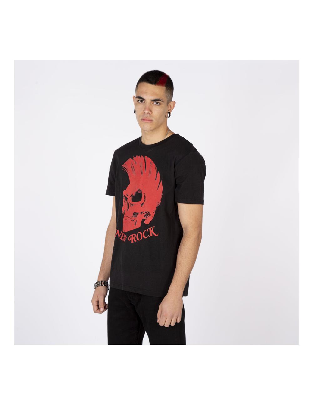 new rock BLACK W-TSHIRT6-S4 En línea