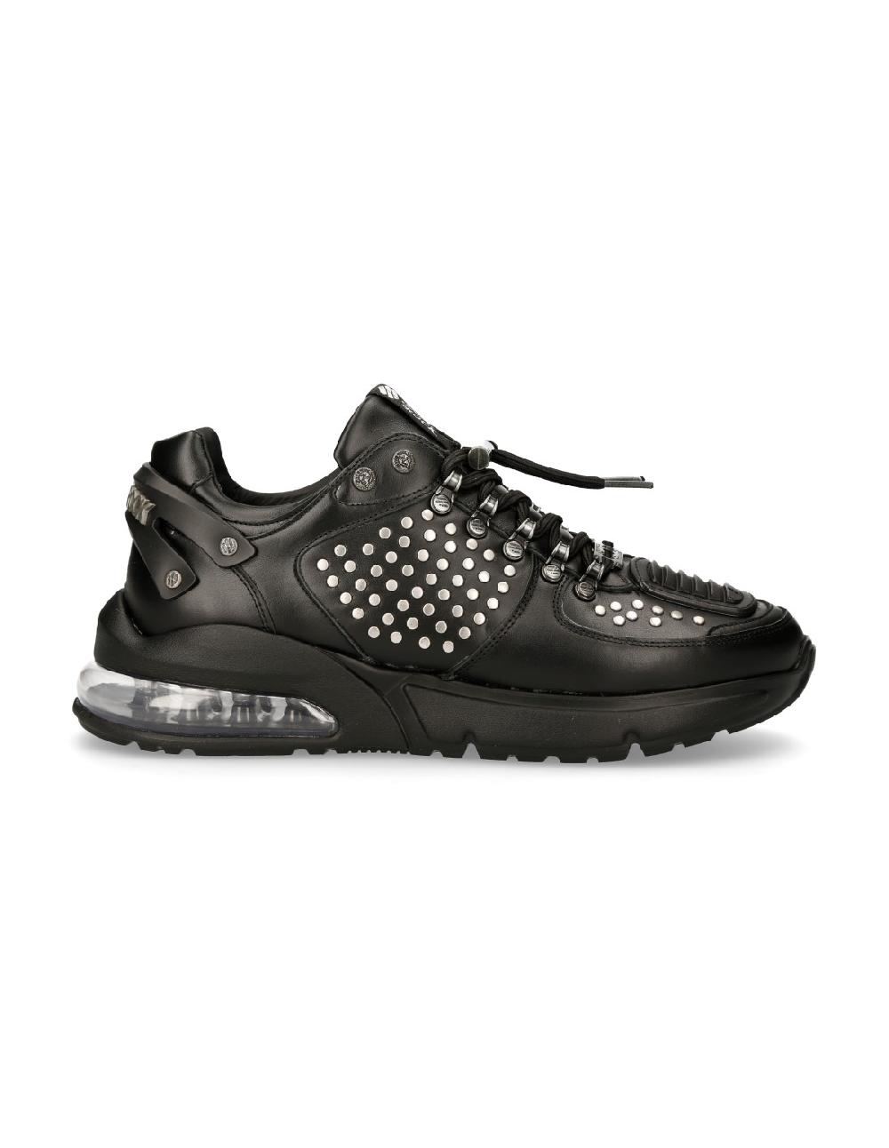 new rock SHOE BLACK EXTRALIGHT WITH LACES M-CHRONO009-S1 Último día