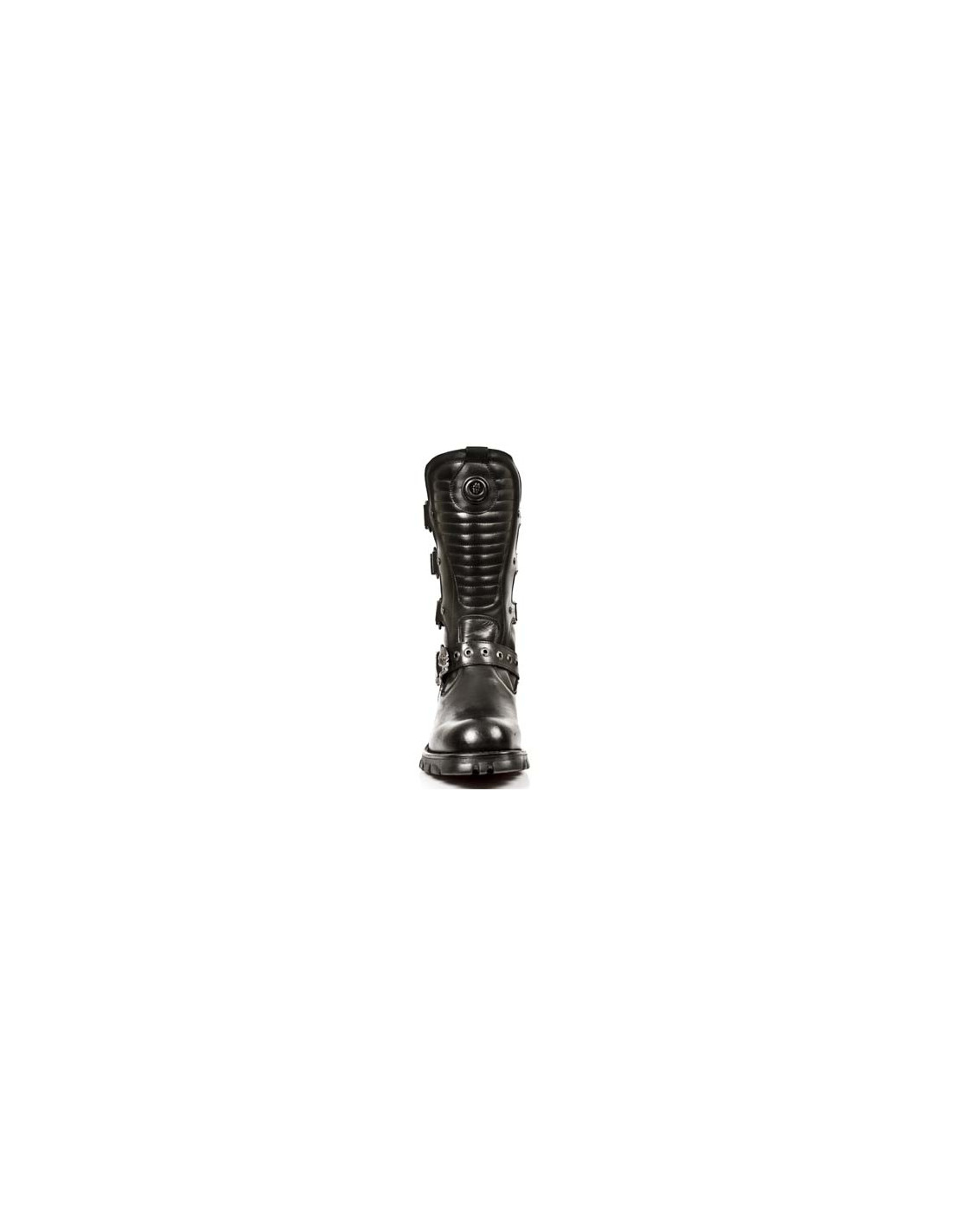 new rock BOOT BLACK MOTORCYCLE M-7604-S1 Promoción por tiempo limitado