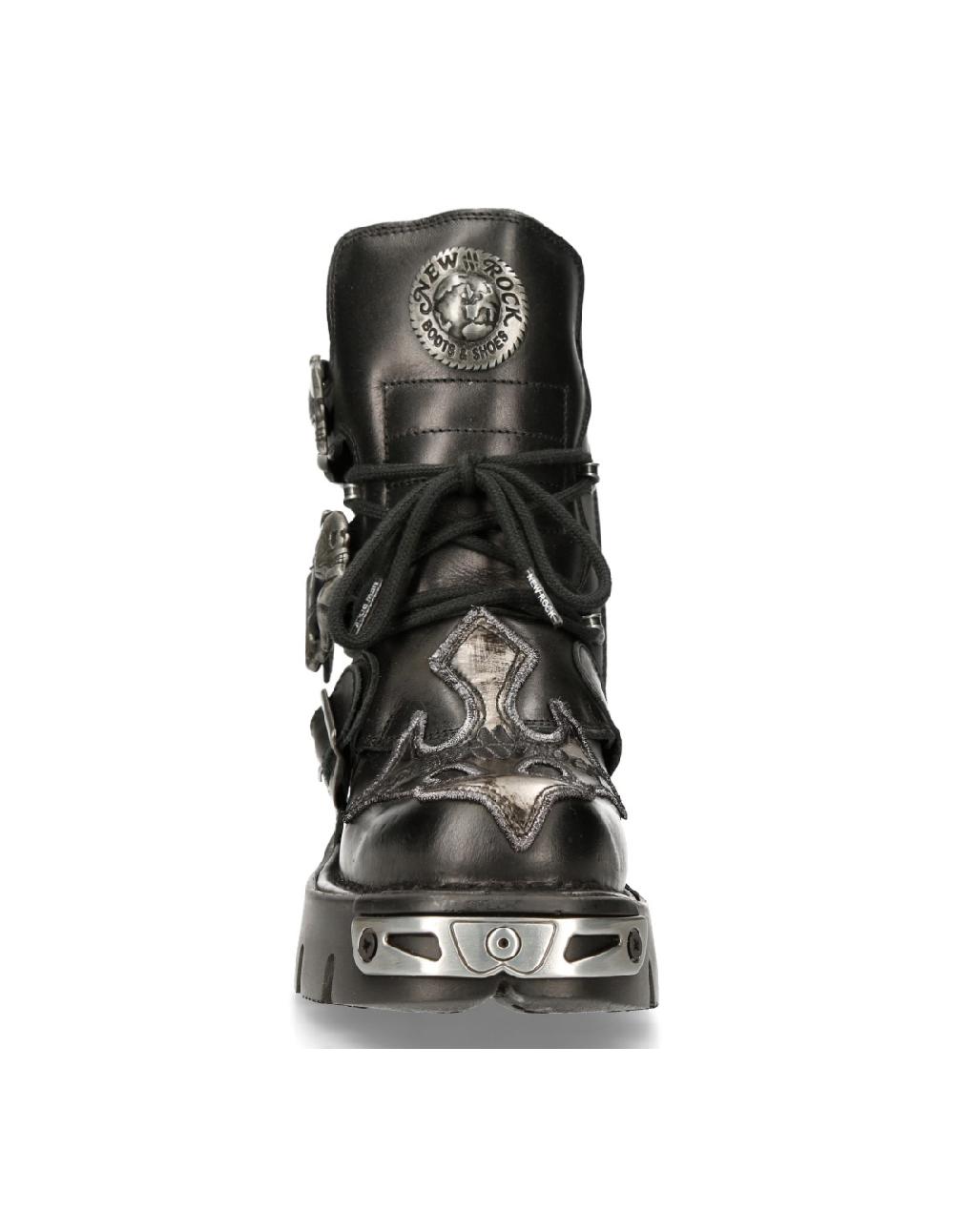 new rock ANKLE BOOT BLACK REACTOR M-407-S1 Precios de Black Friday