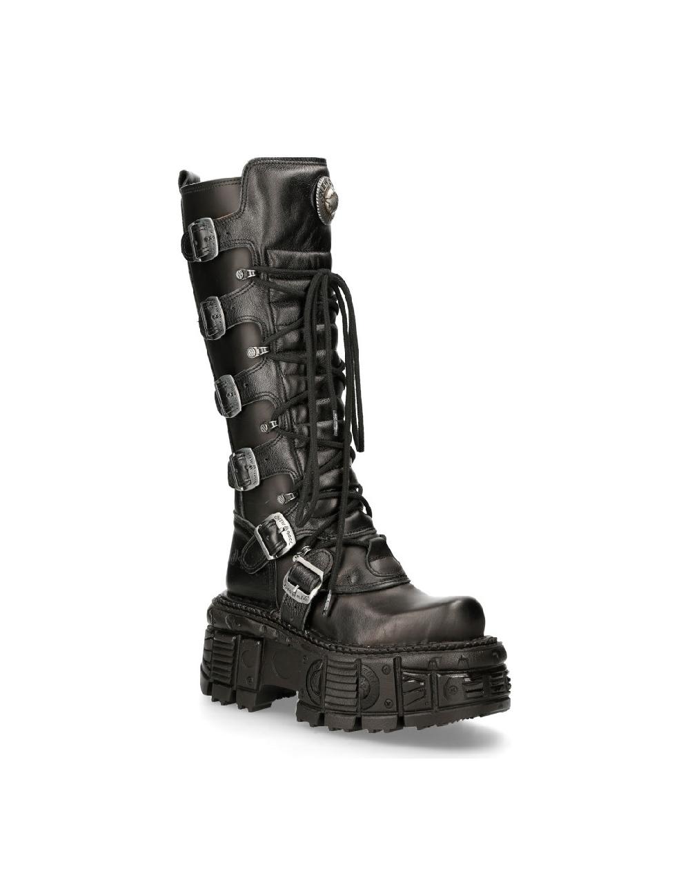 new rock HIGH BOOT BLACK IMPERFECT M-272-S3 Outlet