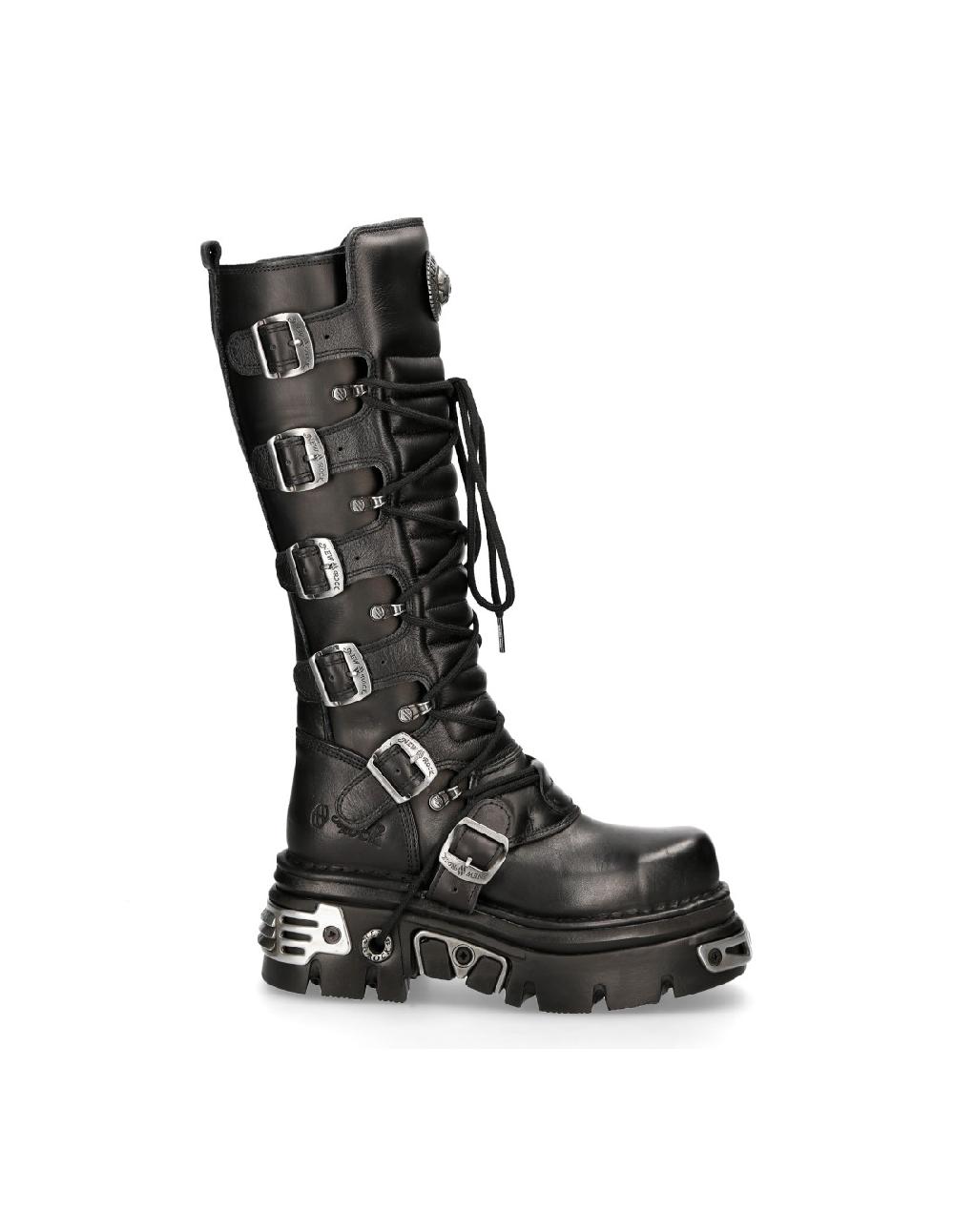 new rock HIGH BOOT METALLIC M-272MT-S1 Venta caliente