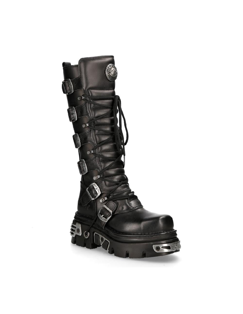 new rock HIGH BOOT METALLIC M-272MT-S1 Venta caliente