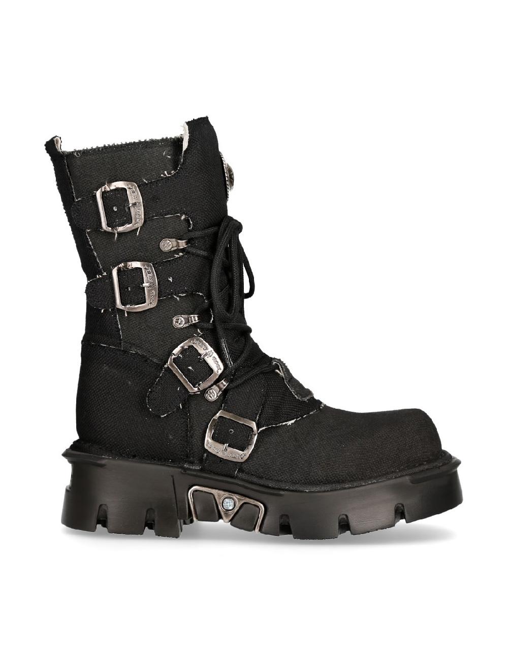 new rock BOOT BLACK REACTOR M-1473-RC1 Grandes descuentos