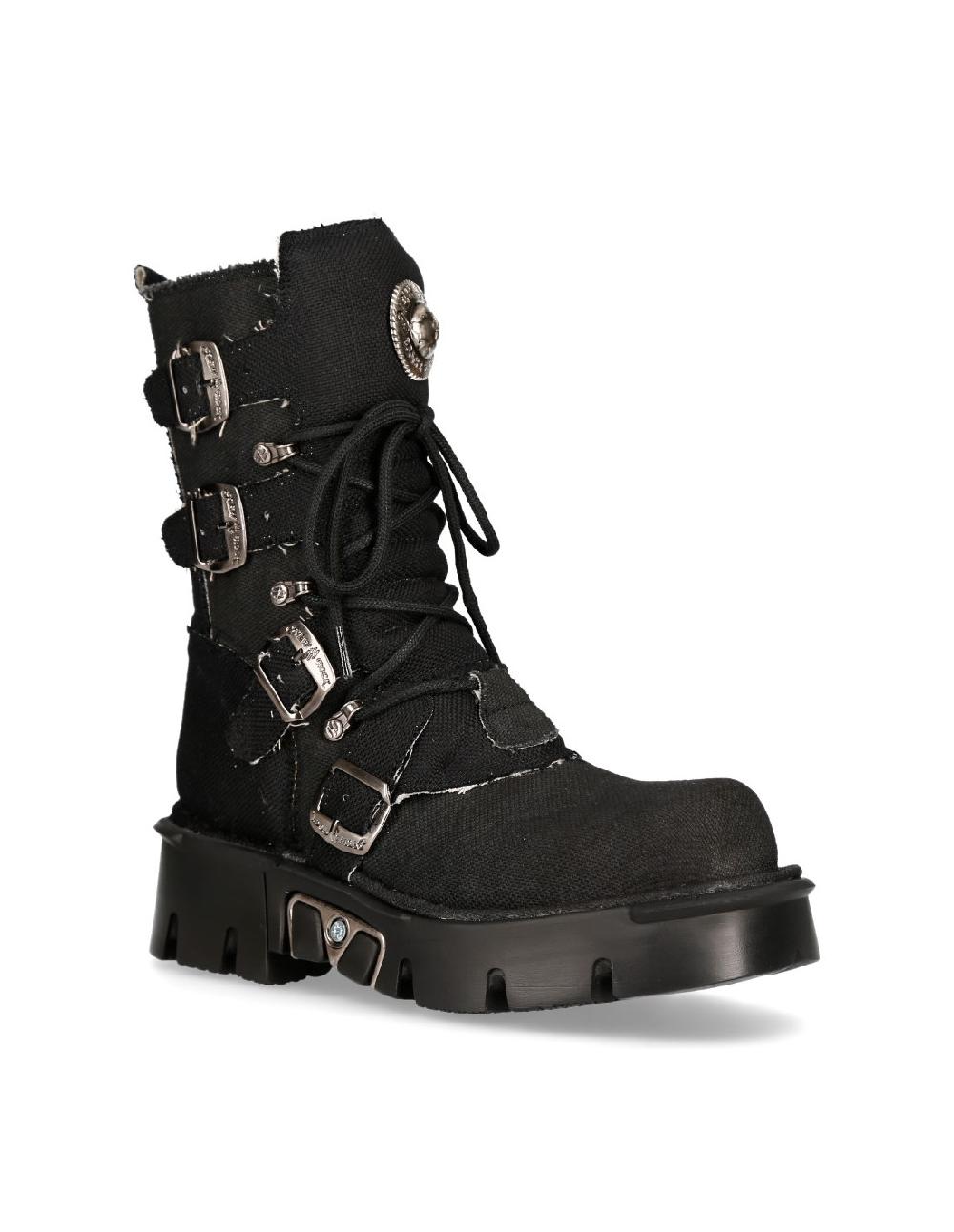new rock BOOT BLACK REACTOR M-1473-RC1 Grandes descuentos