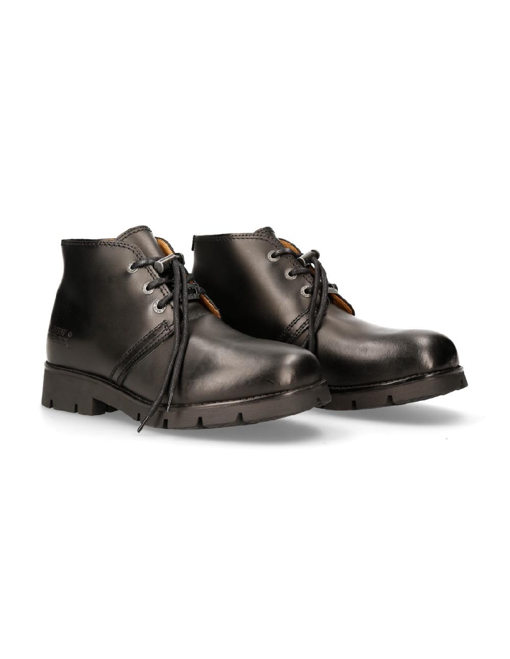 new rock SHOE BLACK RANGER WITH LACES M-RANGER042-S1