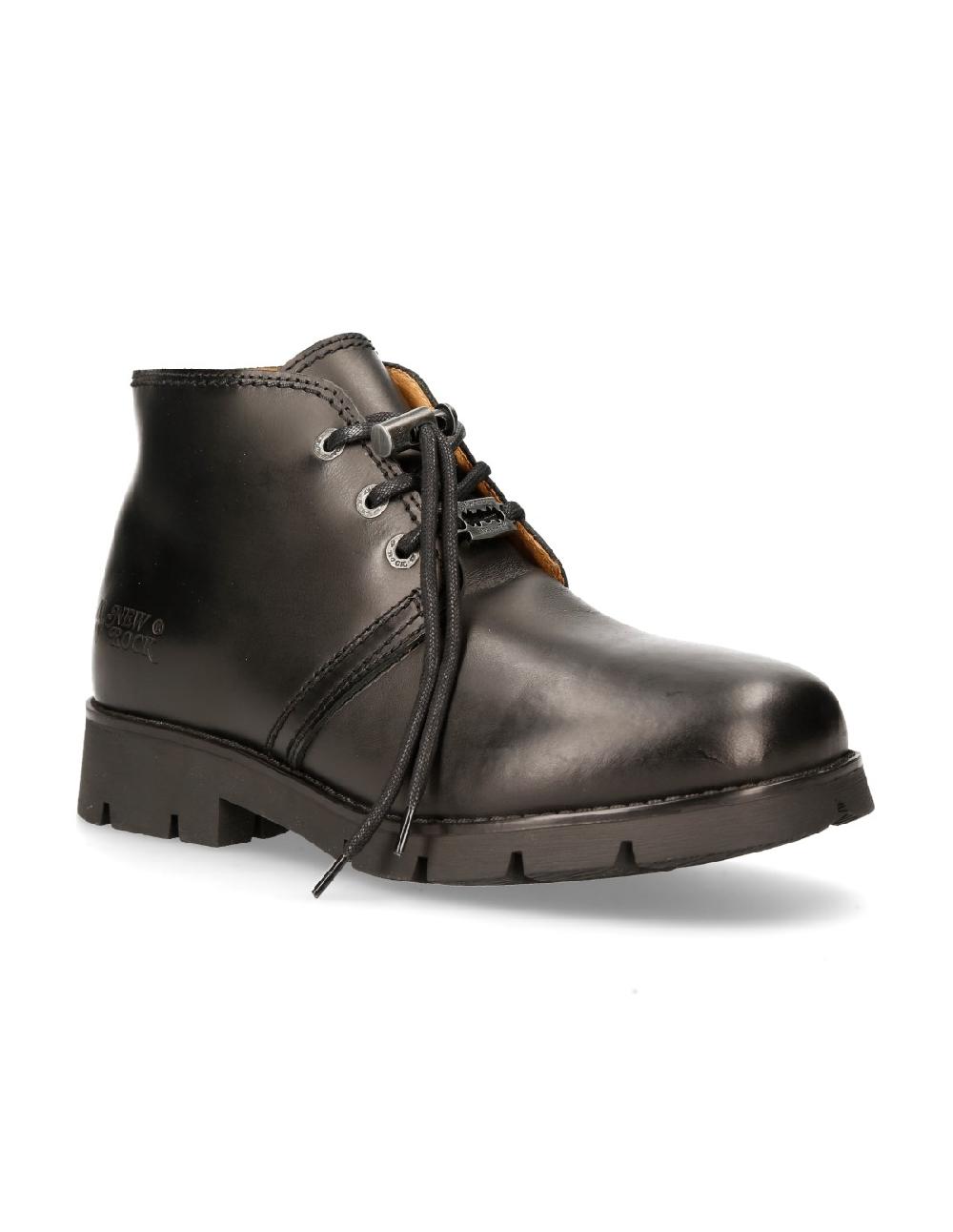new rock SHOE BLACK RANGER WITH LACES M-RANGER042-S1 Devoluciones gratuitas
