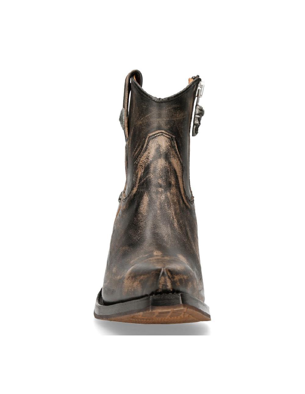 new rock ANKLE BOOT BLACK SUELA M-7729C-C12 Ventas relámpago