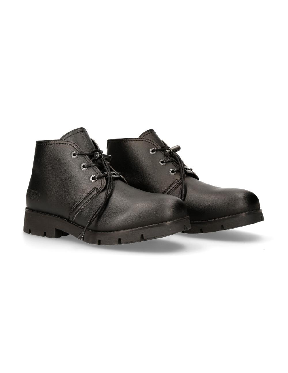 new rock SHOE BLACK RANGER WITH LACES M-RANGER042-V1