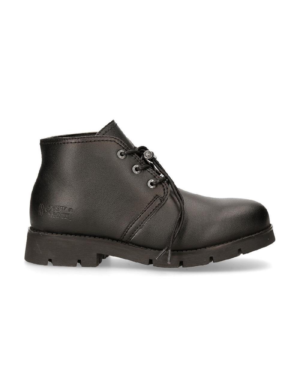 new rock SHOE BLACK RANGER WITH LACES M-RANGER042-V1 Envío gratis