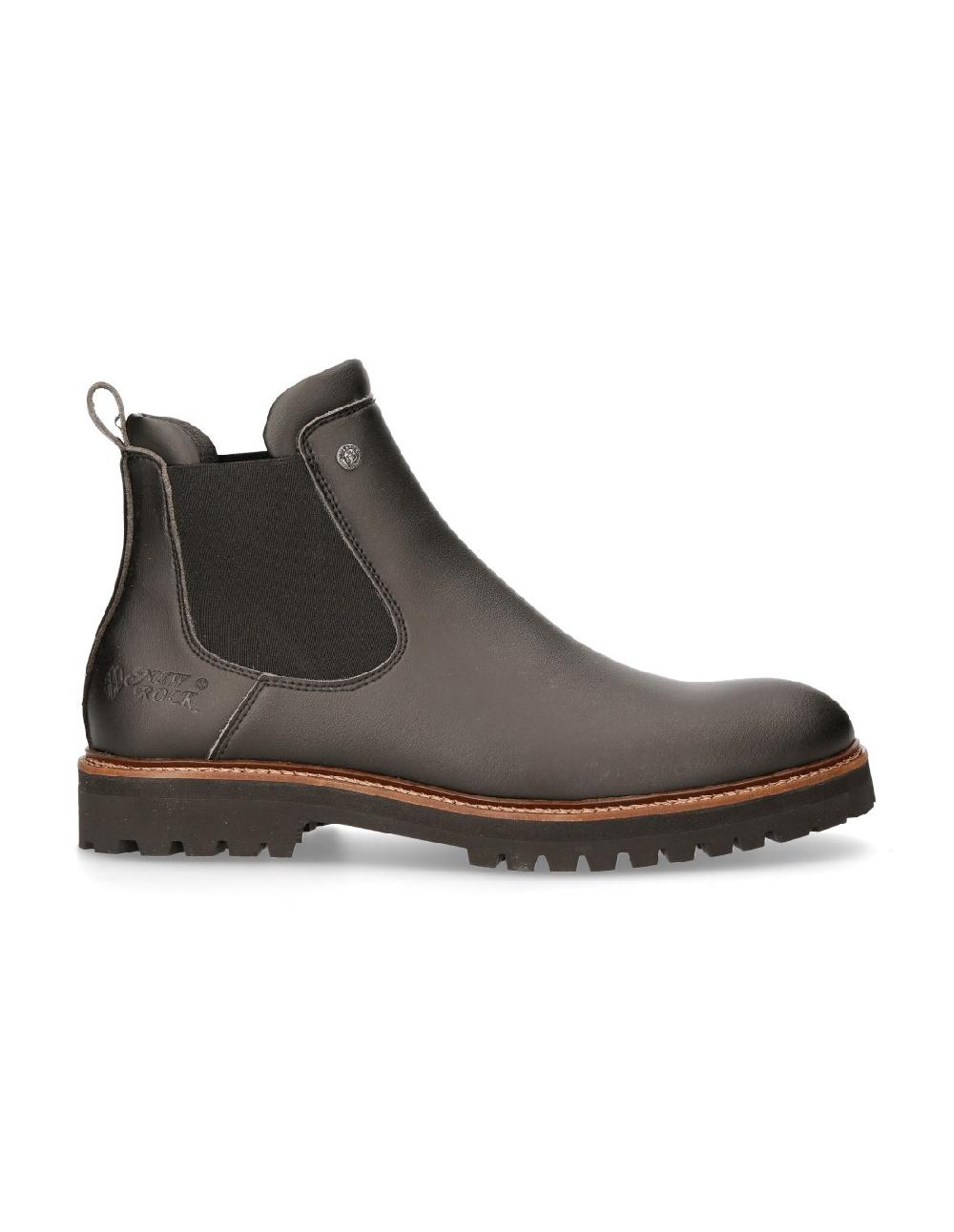 new rock ANKLE BOOT BLACK M-MONTAGNA003-V1 Oferta especial de fábrica