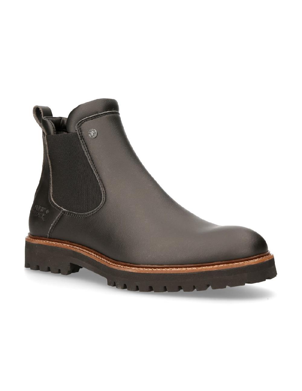 new rock ANKLE BOOT BLACK M-MONTAGNA003-V1 Oferta especial de fábrica