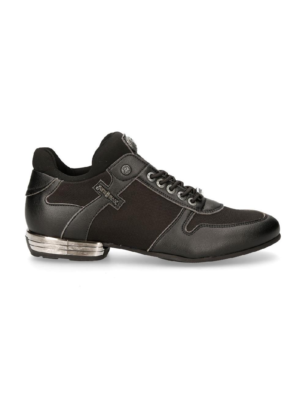 new rock SKEAKER BLACK TPU WITH LACES M-CHRONO002-V24 Liquidación