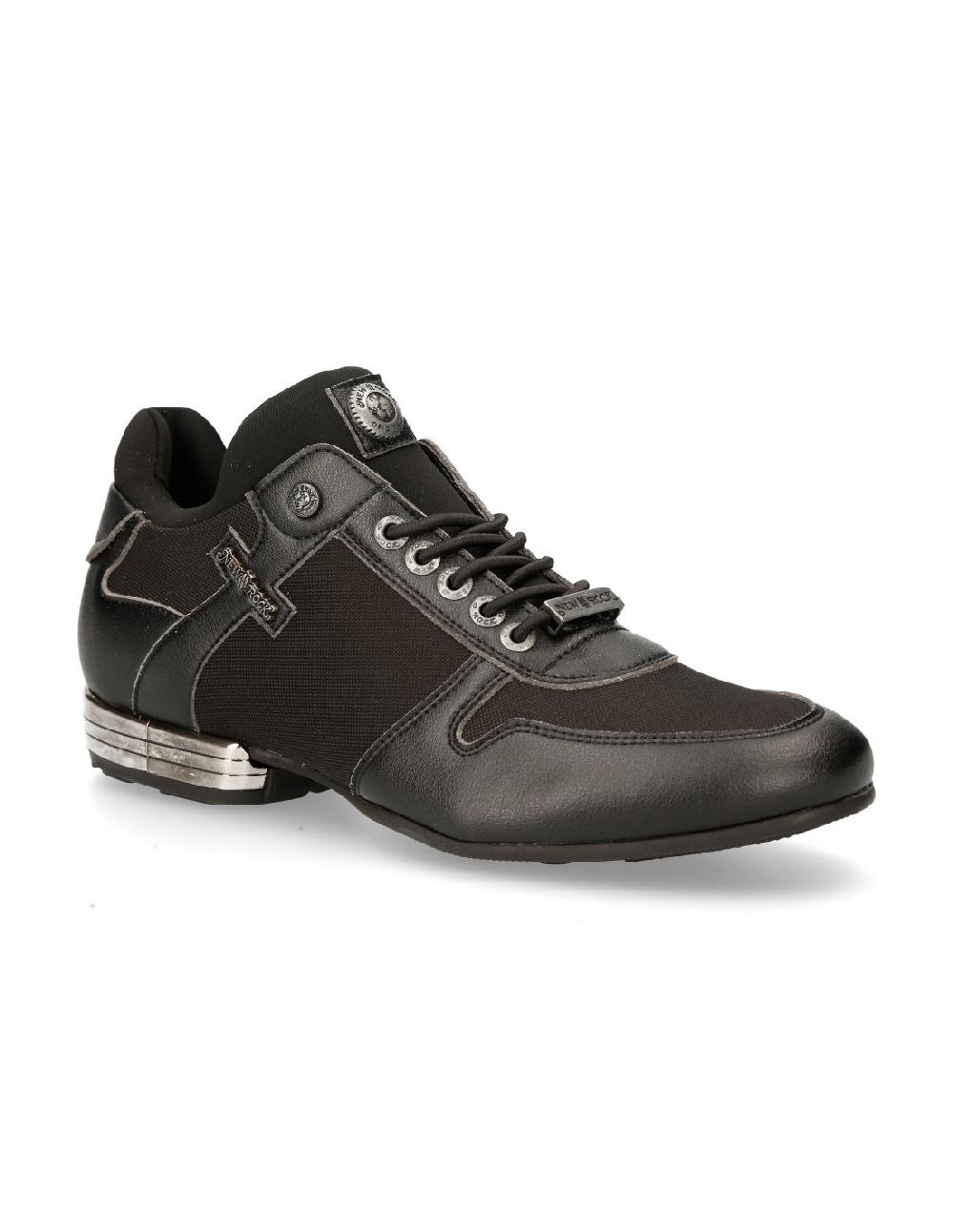 new rock SKEAKER BLACK TPU WITH LACES M-CHRONO002-V24 Liquidación
