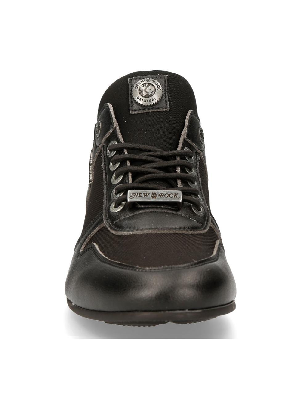 new rock SKEAKER BLACK TPU WITH LACES M-CHRONO002-V24 Liquidación