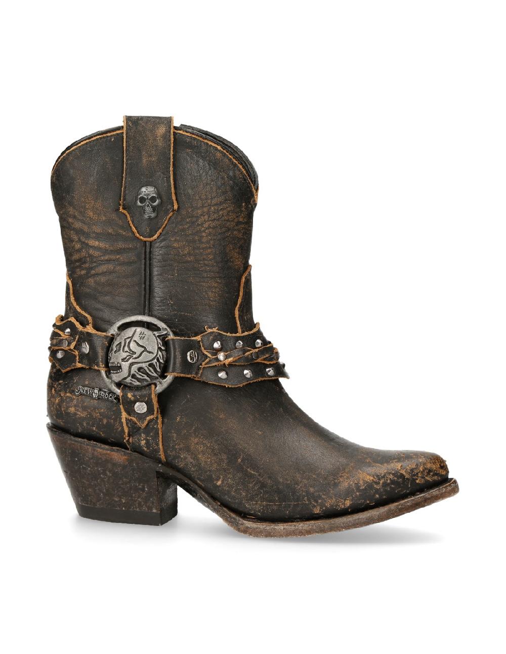 new rock ANKLE BOOT MOKA SUELA M-WSTM005-S2 Precio de fábrica