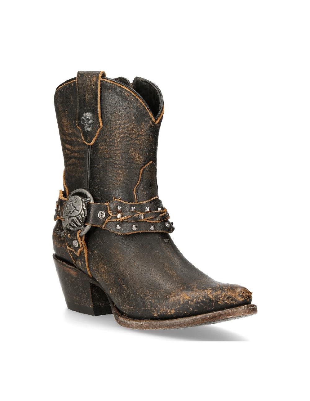 new rock ANKLE BOOT MOKA SUELA M-WSTM005-S2 Precio de fábrica