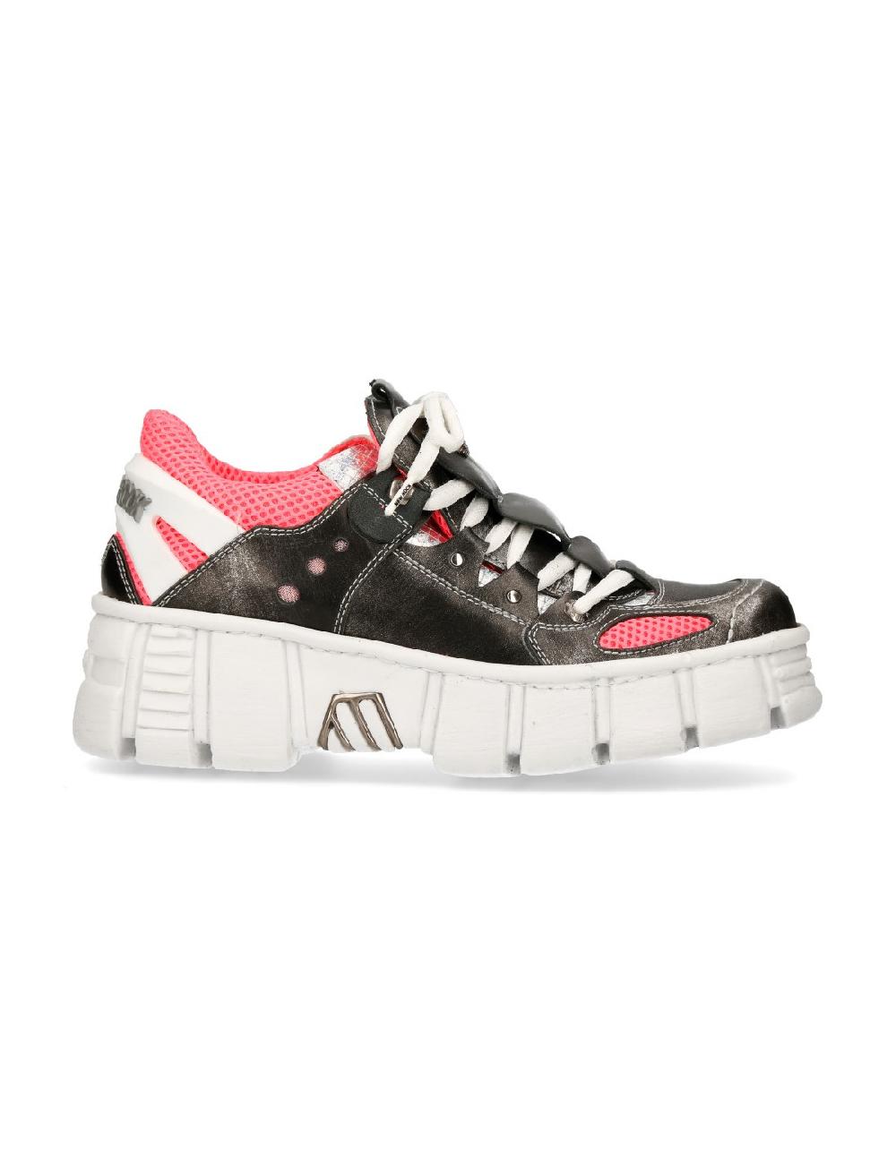 new rock SHOE TOWER WITH LACES M-WALL002-C10 Grandes descuentos
