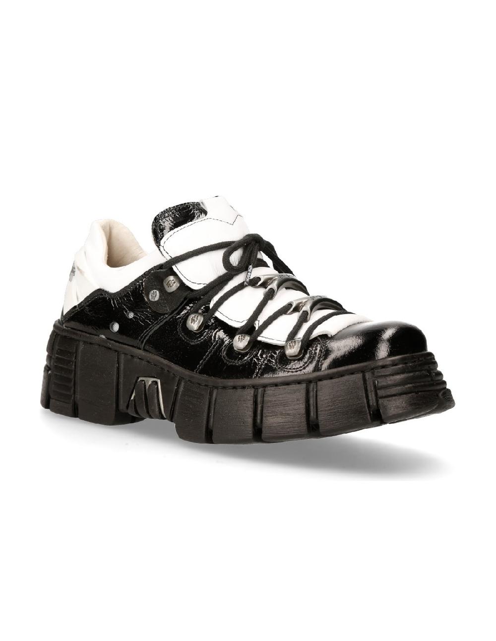 new rock SHOE BLACK TOWER WITH LACES M-WALL120N-S2 Descuento por venta flash