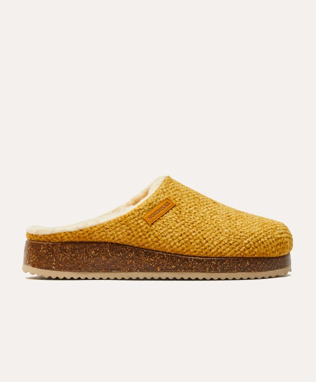 ﻿nordikas ZAPATILLAS DE CASA HOMBRE ALASKA MOSTAZA Solo hoy