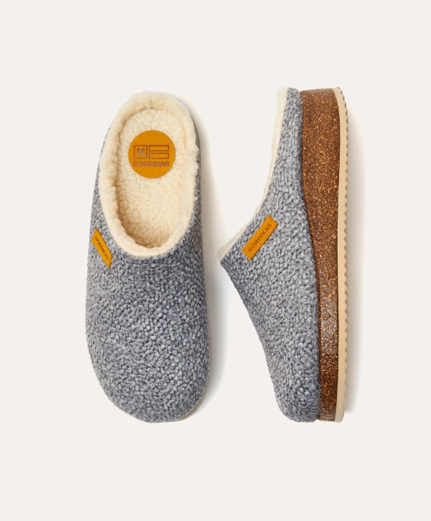 nordikas ZAPATILLAS DE CASA HOMBRE ALASKA GRIS Oferta especial de fábrica