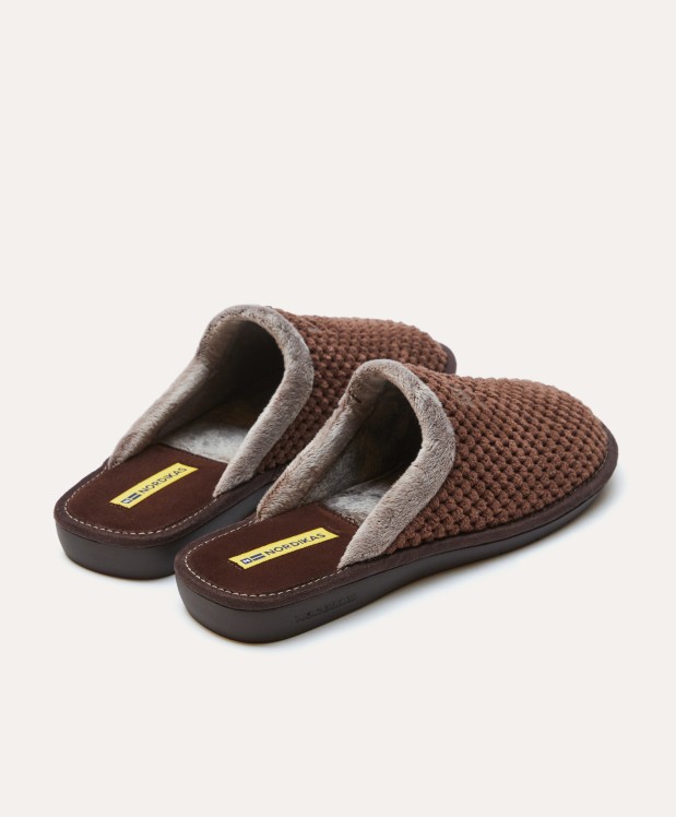 nordikas ZAPATILLAS DE CASA HOMBRE ANDES MARRON Superdescuento